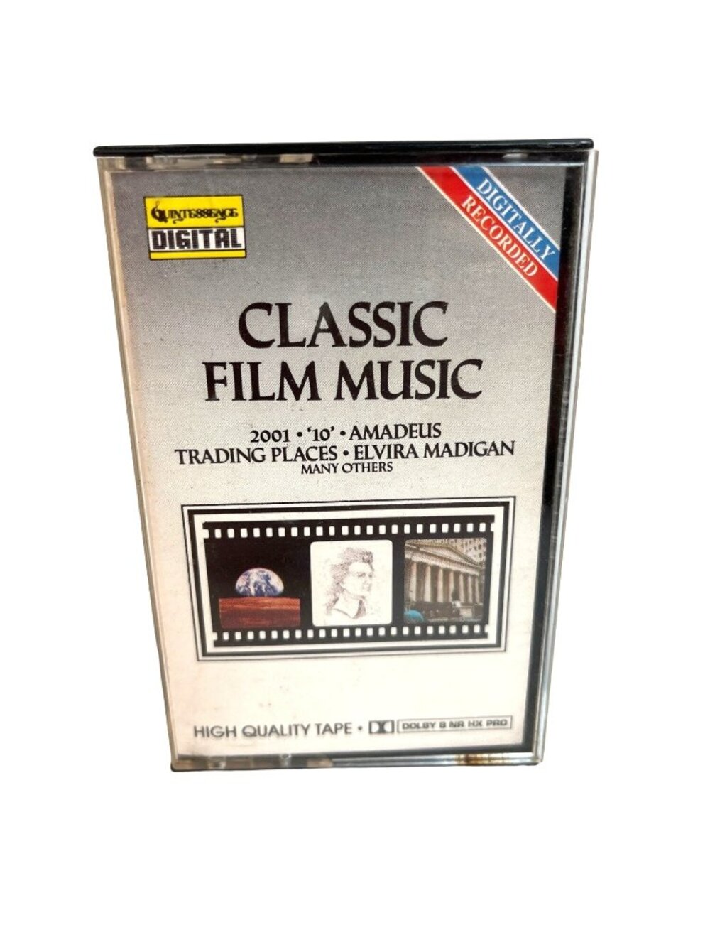 Classic Film Music Cassette Tape 1988 Mozart Strauss Pachelbel Tchaikovsky A326